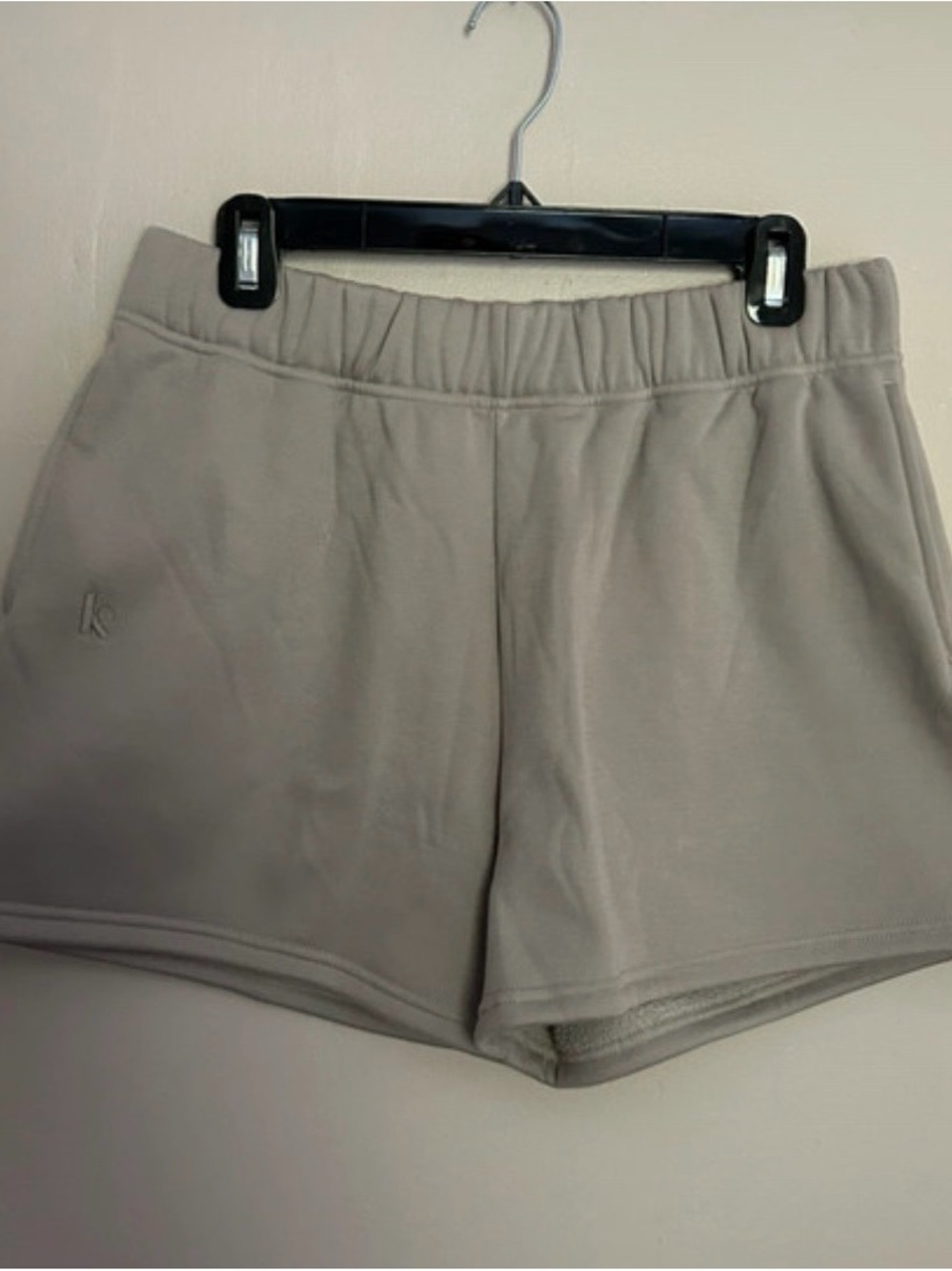 Women's Athletic Pull-On Shorts in Taupe